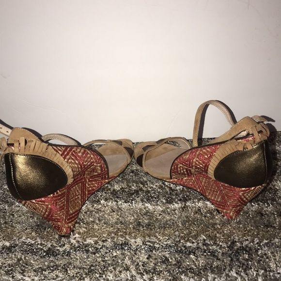 Anthropologie FARYL ROBIN Wedges size 7.5 - Picture 6 of 9